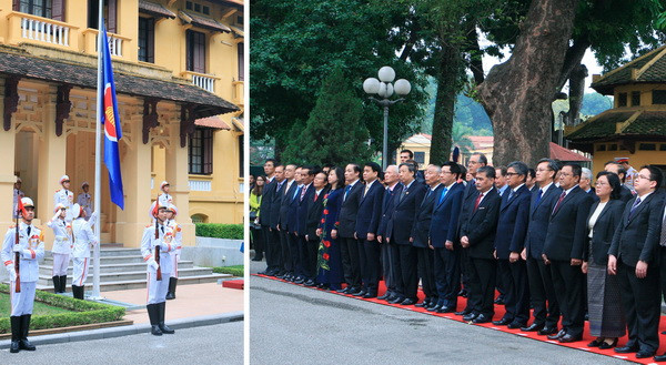 Lễ thượng cờ chào mừng Cộng đồng ASEAN chính thức hình thành ảnh 1