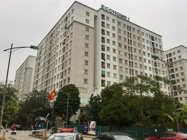Khu nhà ở xã hội Ecohome 1 là một trong những Dự án nhà ở xã hội tiêu biểu của Hà Nội. (Ảnh: Nguyễn Thắng/TTXVN) HUD xây hơn 1.000 căn nhà ở xã hội tại khu đô thị mới của Hà Nội ảnh 1