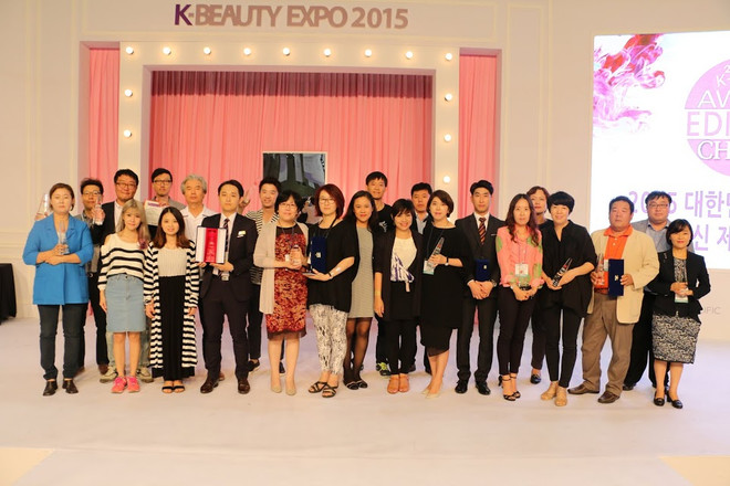[Photo] Lễ trao giải các sản phẩm ấn tượng tại K-Beauty 2015 ảnh 10