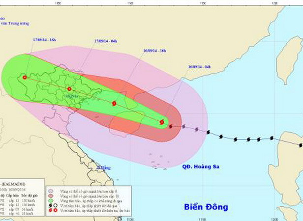 Bão số 3 cách bờ biển Hải Phòng-Quảng Ninh khoảng 570km ảnh 1