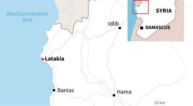 Israel bắn nhiều tên lửa vào cảng biển Latakia của Syria ảnh 1