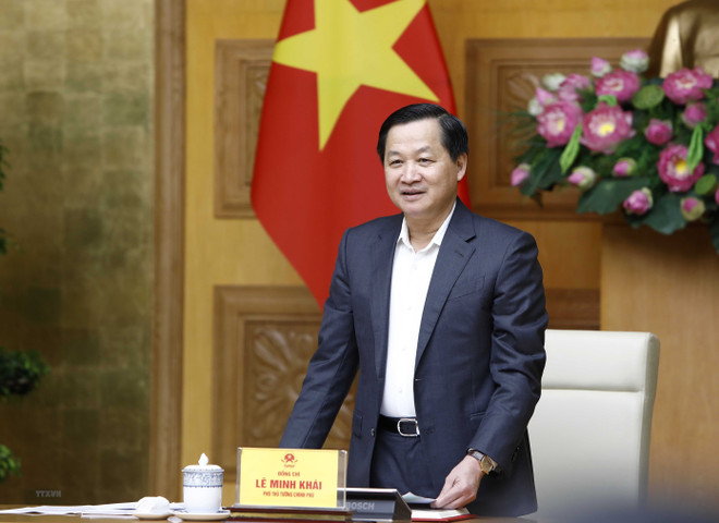 Phó Thủ tướng Lê Minh Khái sẽ trả lời chất vẫn tại Kỳ họp thứ 5, Quốc hội khóa XV. (Ảnh: An Đăng/TTXVN) Phó Thủ tướng Lê Minh Khái sẽ trả lời chất vấn của Quốc hội ảnh 1