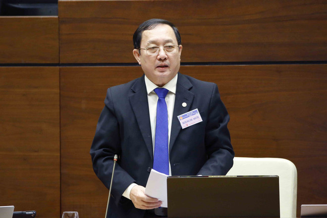 Bộ trưởng Bộ Khoa học và Công nghệ Huỳnh Thành Đạt sẽ trả lời chất vấn tại Kỳ họp thứ 5, Quốc hội khóa XV. (Ảnh: Doãn Tấn/TTXVN) Phó Thủ tướng Lê Minh Khái sẽ trả lời chất vấn của Quốc hội ảnh 2