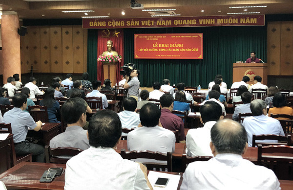 Bồi dưỡng, cập nhật kiến thức và nghiệp vụ công tác dân vận ảnh 1