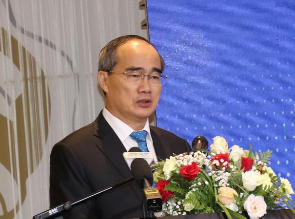 Bí thư Thành ủy TP. Hồ Chí Minh Nguyễn Thiện Nhân. (Ảnh: Hứa Chung/TTXVN) TP.HCM mong muốn hợp tác với Indonesia trong ứng phó biến đổi khí hậu ảnh 1