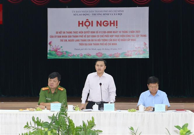 TP.HCM tập trung trẻ em, người xin ăn và đối tượng cần bảo vệ khẩn cấp ảnh 1