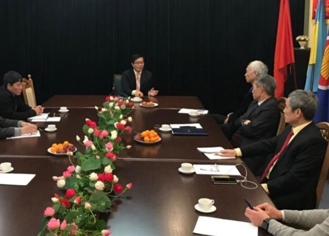 Gặp mặt đại diện hội, đoàn thể cộng đồng người Việt Nam tại Ukraine ảnh 2