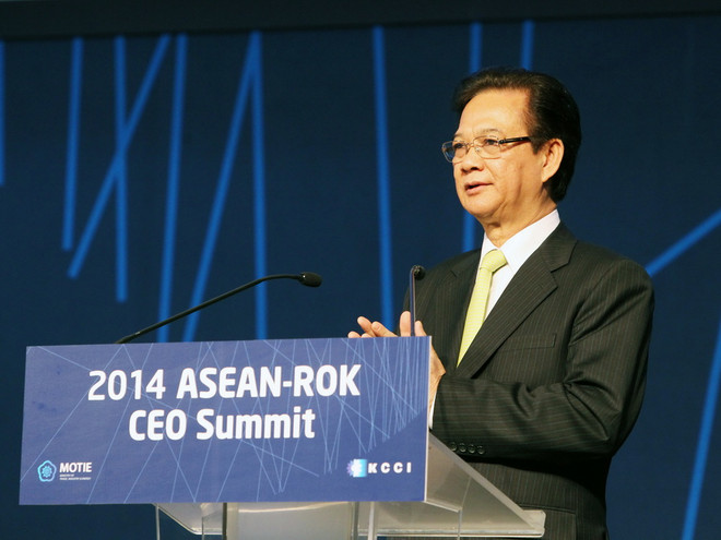 Thủ tướng dự Hội nghị Thượng đỉnh doanh nghiệp ASEAN-Hàn Quốc ảnh 1