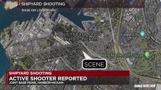 Nổ súng tại căn cứ quân sự Mỹ ở Trân Châu Cảng, nhiều người bị thương ảnh 1