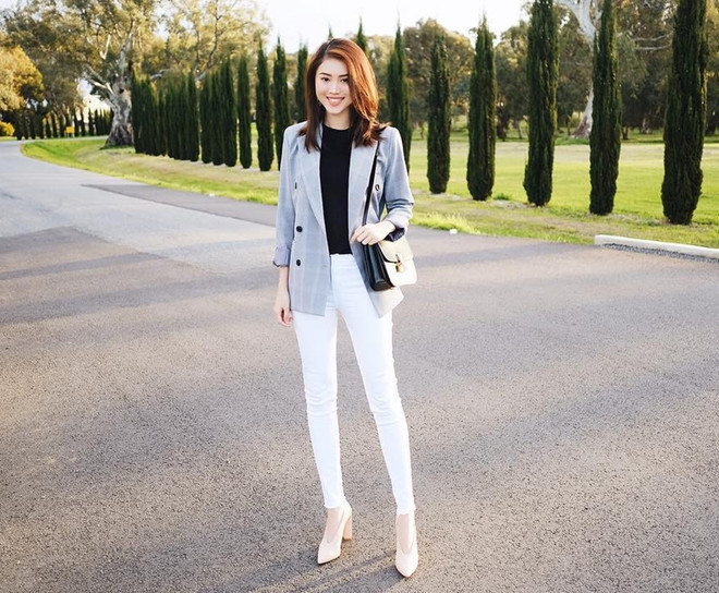 Mix đồ giao mùa ngọt ngào như các quý cô thời trang Việt ảnh 9