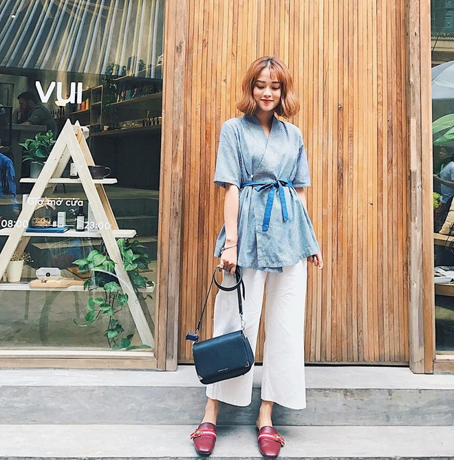 Mix đồ giao mùa ngọt ngào như các quý cô thời trang Việt ảnh 4
