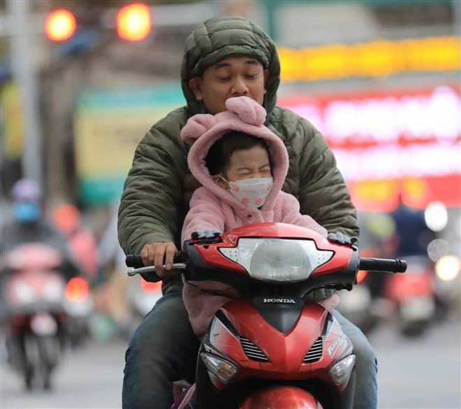 Không khí lạnh gây ra đợt rét mới cho các tỉnh khu vực miền Bắc ảnh 1