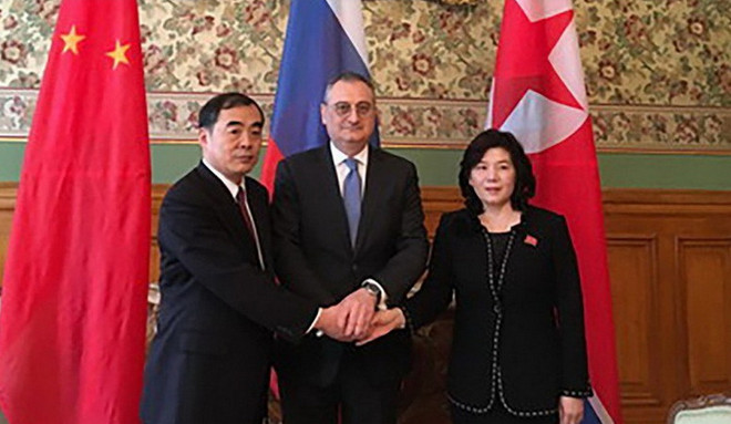 Nga-Trung-Triều kêu gọi LHQ cân nhắc lại lệnh trừng phạt Bình Nhưỡng ảnh 1