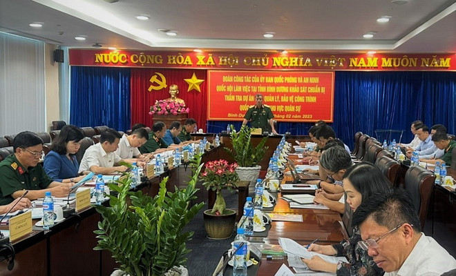 Ủy ban Quốc phòng và An ninh của Quốc hội làm việc tại Bình Dương ảnh 2
