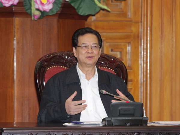 Thủ tướng Nguyễn Tấn Dũng làm việc với Hội Chữ thập đỏ ảnh 1