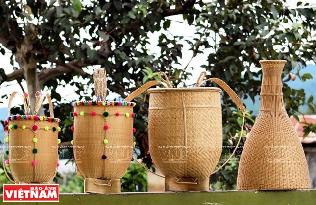 Độc đáo nghề đan lát truyền thống của người dân tộc Churu ảnh 13