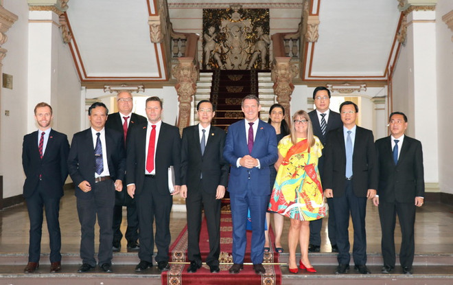 Lãnh đạo TP. Hồ Chí Minh tiếp Thủ hiến Vùng lãnh thổ Bắc Australia ảnh 1