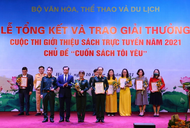 Trao giải Cuộc thi "Giới thiệu sách trực tuyến" năm 2021 ảnh 1