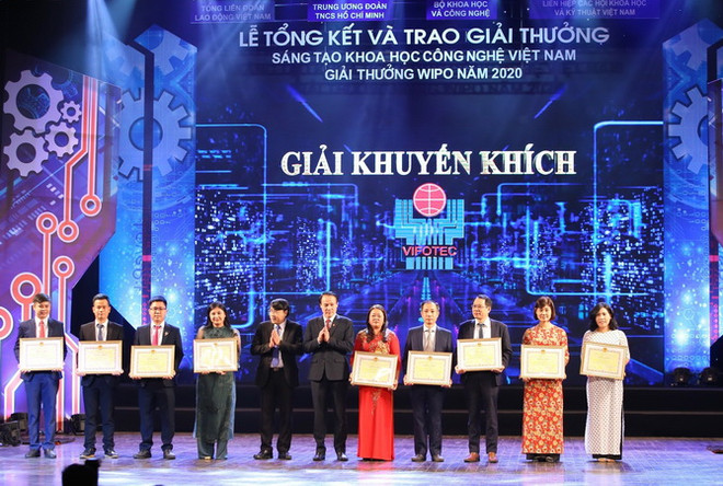 Trao Giải thưởng sáng tạo khoa học công nghệ Việt Nam năm 2020 ảnh 1
