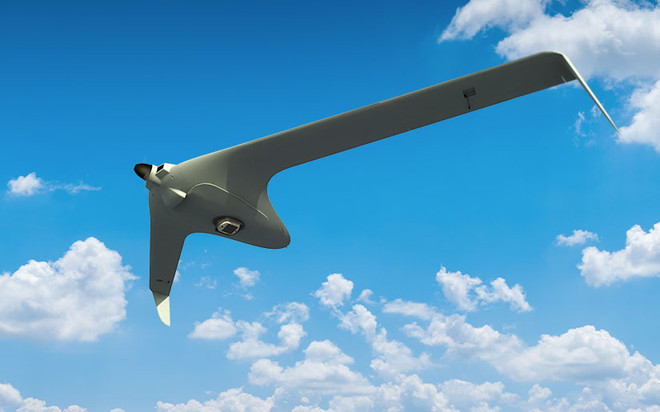 Hệ thống WASP gắn trên máy bay không người lái Heron. (Nguồn: jpost.com) Israel phát triển hệ thống giám sát không trung thông minh ảnh 1