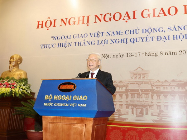 Tổng Bí thư Nguyễn Phú Trọng dự khai mạc Hội nghị Ngoại giao lần 30 ảnh 1