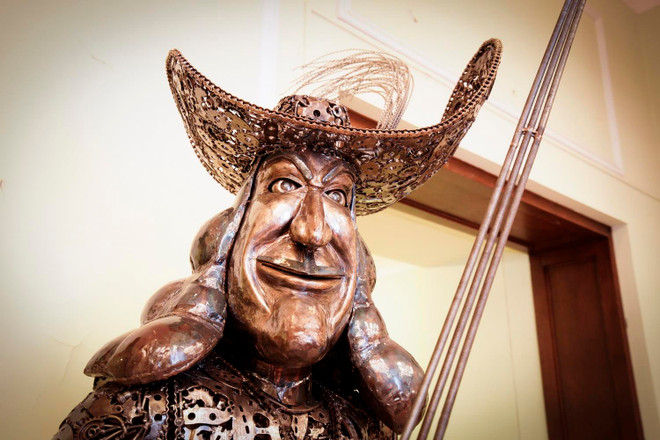 Độc đáo bộ sưu tập tác phẩm điêu khắc từ phế thải kim loại ảnh 5