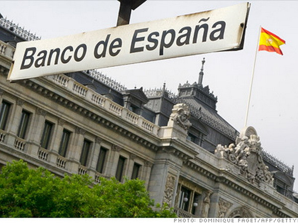 Nợ xấu của các ngân hàng Tây Ban Nha chưa giảm ảnh 1