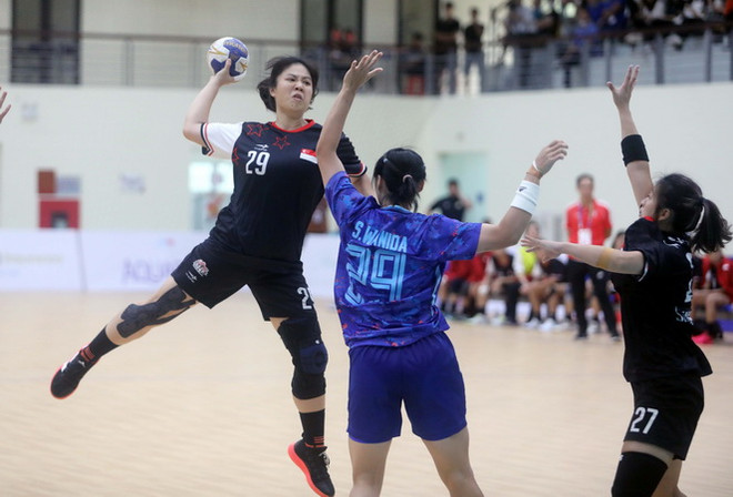 SEA Games 31: Tuyển nữ bóng ném trong nhà Thái Lan thắng trận mở màn ảnh 1