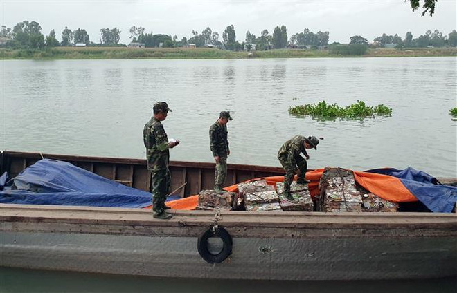 An Giang: Bắt giữ hai vụ buôn lậu lớn qua biên giới ảnh 1