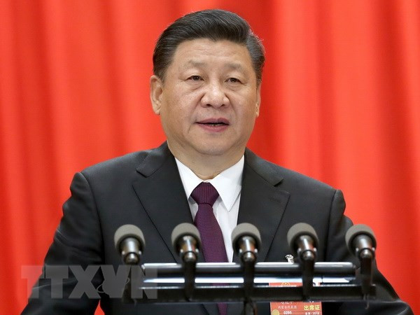 Chủ tịch Trung Quốc Tập Cận Bình. (Nguồn: AFP/TTXVN) Diễn đàn Bác Ngao 2018: Trung Quốc tăng cường hợp tác với các nước ảnh 1