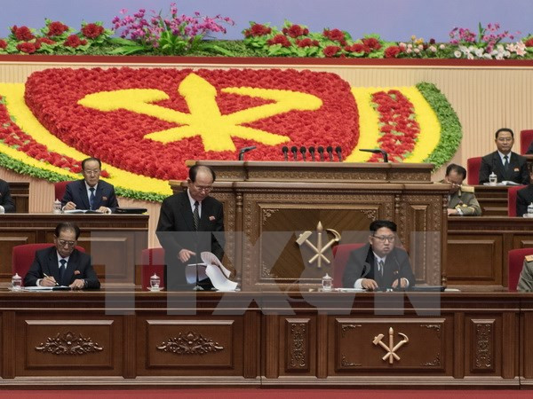 Phát biểu hiếm thấy của ông Kim Jong Un tại đại hội đảng Triều Tiên ảnh 1