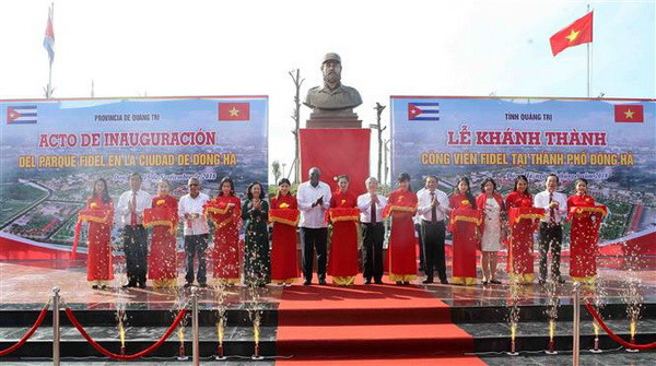 Khánh thành Công viên mang tên lãnh tụ Fidel tại Quảng Trị ảnh 1