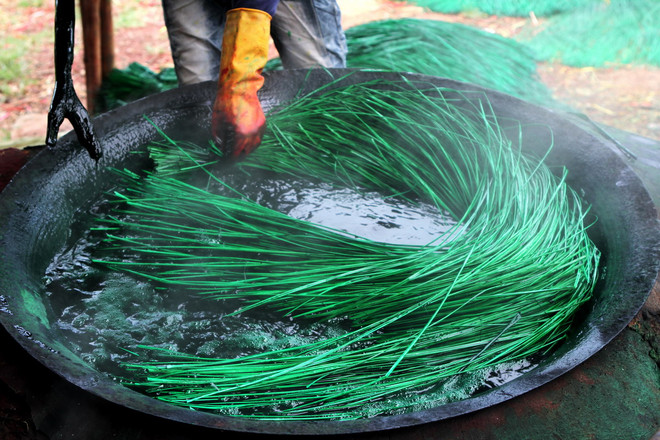 [Photo] Nghề dệt chiếu cói Phú Tân tại tỉnh Phú Yên ảnh 5