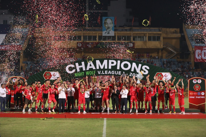 Câu lạc bộ Công an Hà Nội giành chức Vô địch V.League 1-2023 ảnh 1