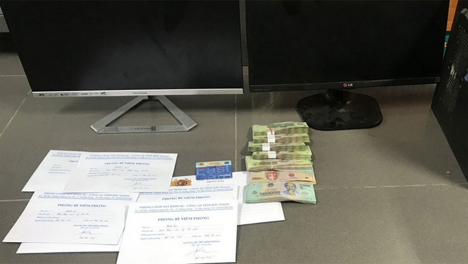 Bắc Giang: Triệt phá đường dây đánh bạc qua ứng dụng trò chơi điện tử ảnh 1