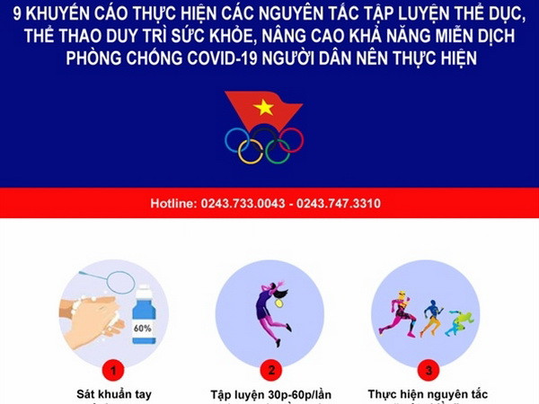 Khuyến khích dân tập thể dục tại chỗ nâng cao sức khỏe trước dịch bệnh ảnh 1