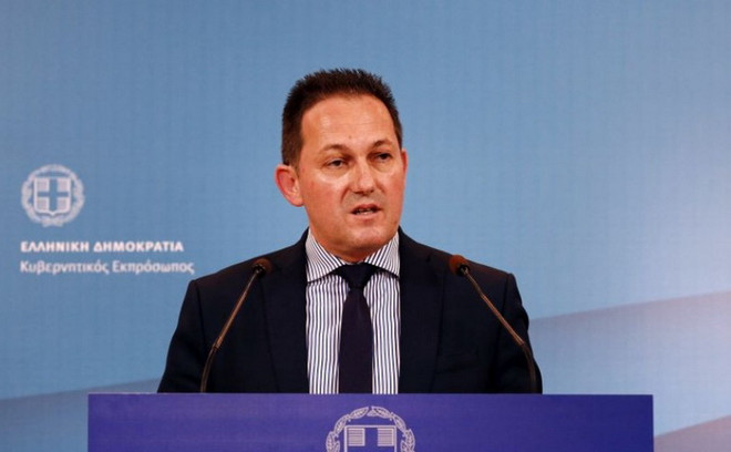 Người phát ngôn Chính phủ Hy Lạp Stelios Petsas. (Nguồn: balkaneu) Hy Lạp chuẩn bị phương án đóng cửa các điểm công cộng, hạn chế đi lại ảnh 1