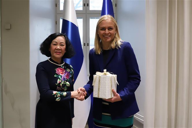 Thường trực Ban Bí thư Trương Thị Mai thăm và làm việc tại Phần Lan ảnh 6