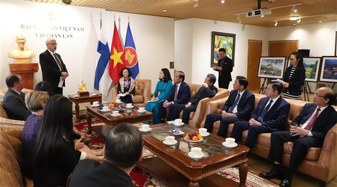 Thường trực Ban Bí thư Trương Thị Mai thăm và làm việc tại Phần Lan ảnh 7