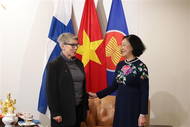 Thường trực Ban Bí thư Trương Thị Mai thăm và làm việc tại Phần Lan ảnh 5