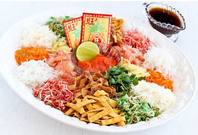 Yee Sang - Món ăn mang lại may mắn trong Năm Mới ở Malaysia ảnh 1