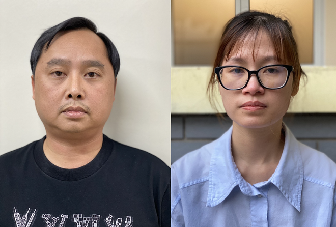Bị can Đỗ Thành Nhân (trái) và bị can Trịnh Thị Thúy Linh. (Nguồn: Bộ Công an) Ngày 10/4, Chủ tịch Công ty chứng khoán Trí Việt sẽ ra hầu tòa ảnh 1