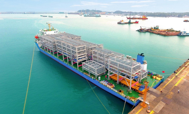 Doosan Vina xuất khẩu 1.200 tấn module đầu tiên sang Singapore ảnh 1