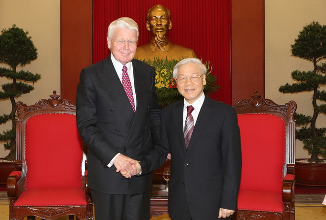 Tổng Bí thư tiếp Tổng thống Cộng hòa Iceland Ragnar Grímsson ảnh 1