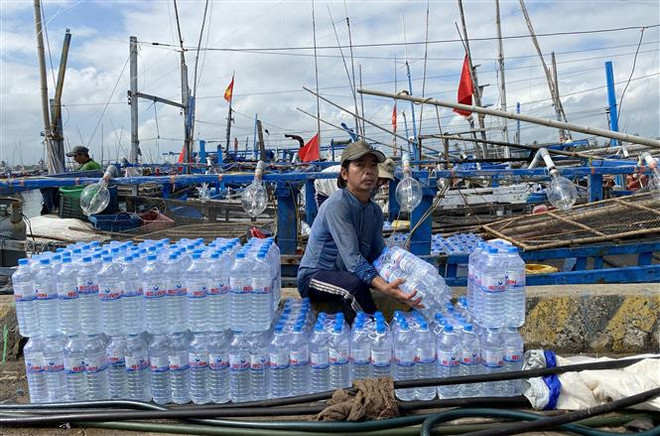 Ngư dân Phú Yên vượt khó vươn khơi chuyến biển đầu năm ảnh 1