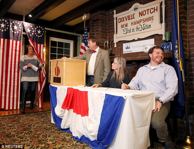 Khu vực đầu tiên ở Mỹ công bố kết quả bỏ phiếu bầu tổng thống ảnh 1