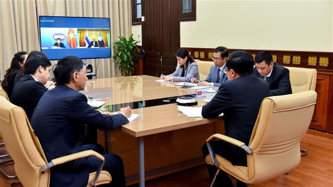Phó Thủ tướng, Ngoại trưởng Việt Nam-Thái Lan hội đàm trực tuyến ảnh 2