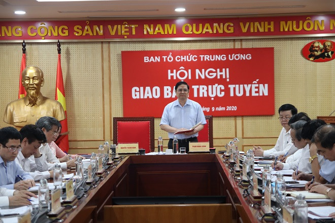 Toàn cảnh Hội nghị giao ban trực tuyến toàn ngành tổ chức xây dựng Đảng chiều 3/9. (Nguồn: xaydungdang.org.vn) Ngành tổ chức xây dựng Đảng chuẩn bị nghiêm túc nhân sự Đại hội Đảng ảnh 1