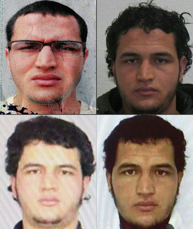 Chân dung nghi can tấn công ở Berlin Anis Amri. (Nguồn: AFP) Tunisia bắt các đối tượng có liên quan tới nghi can tấn công ở Berlin ảnh 1