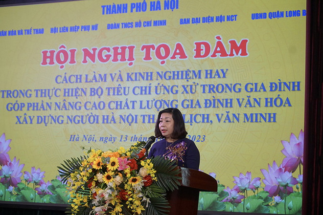 Hà Nội: Đẩy mạnh công tác xây dựng gia đình văn hóa hiệu quả ảnh 2